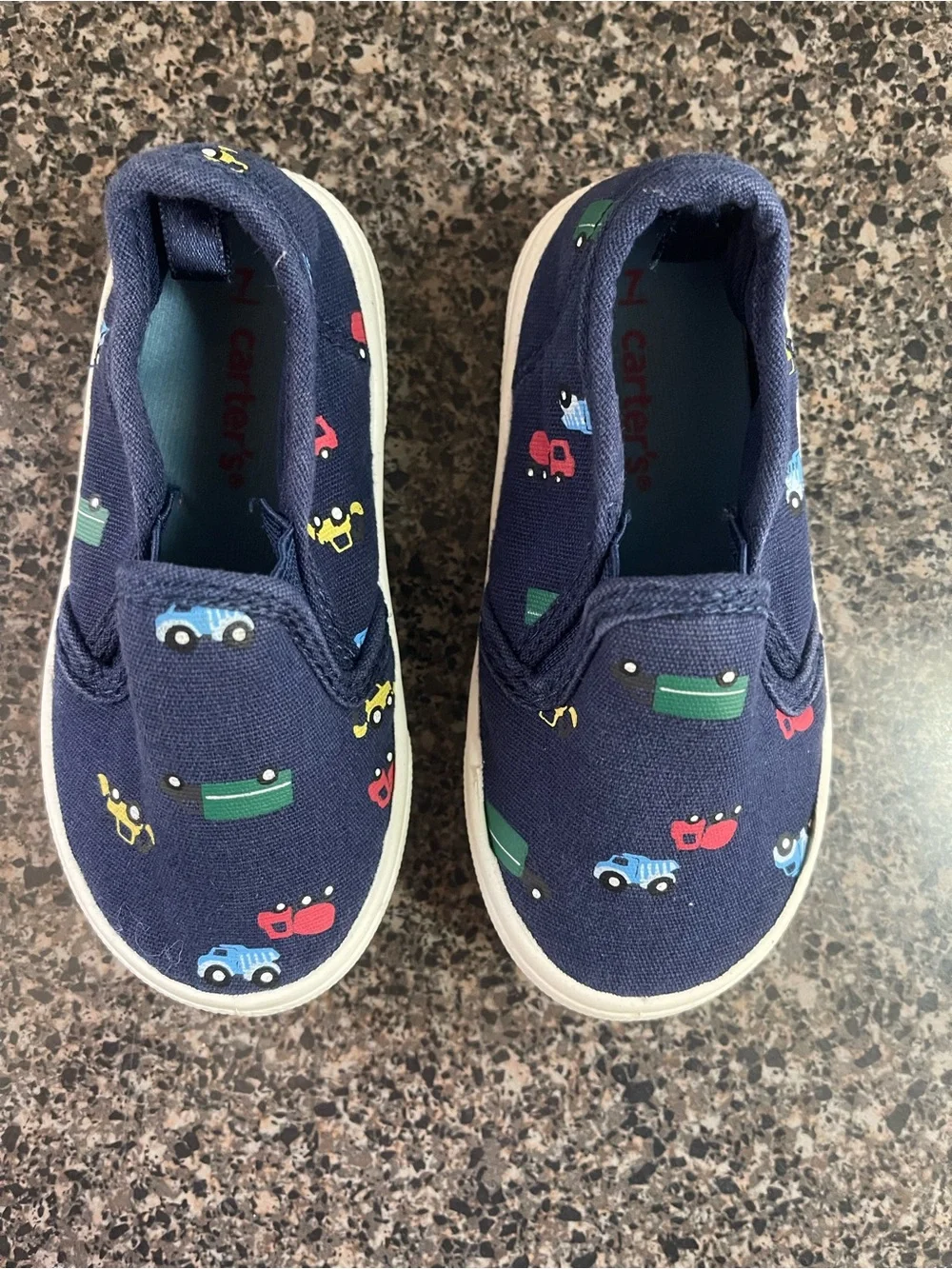 Carter's Unisex-Child Damon Sneaker Size 7 Blue Kids